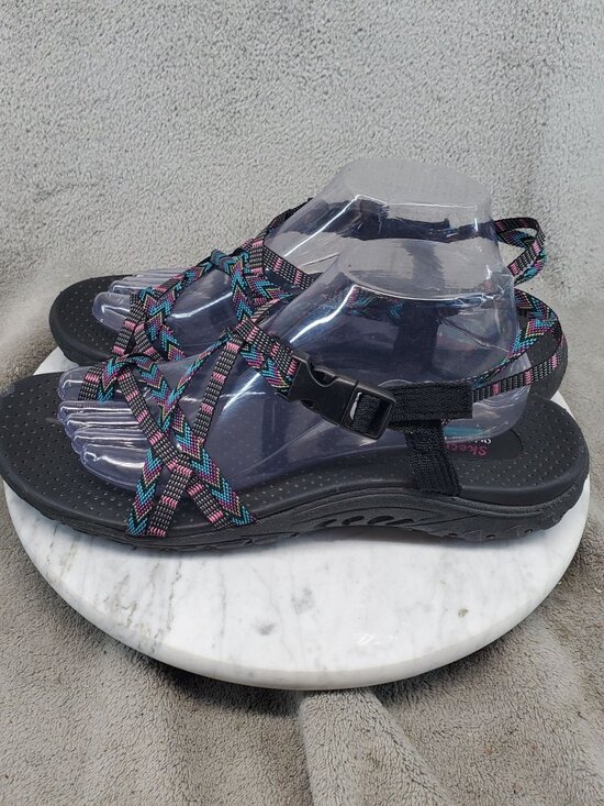 Skechers Shoes Womens Size 10 Multicolor Reggae Islander Sandals - Picture 1 of 9